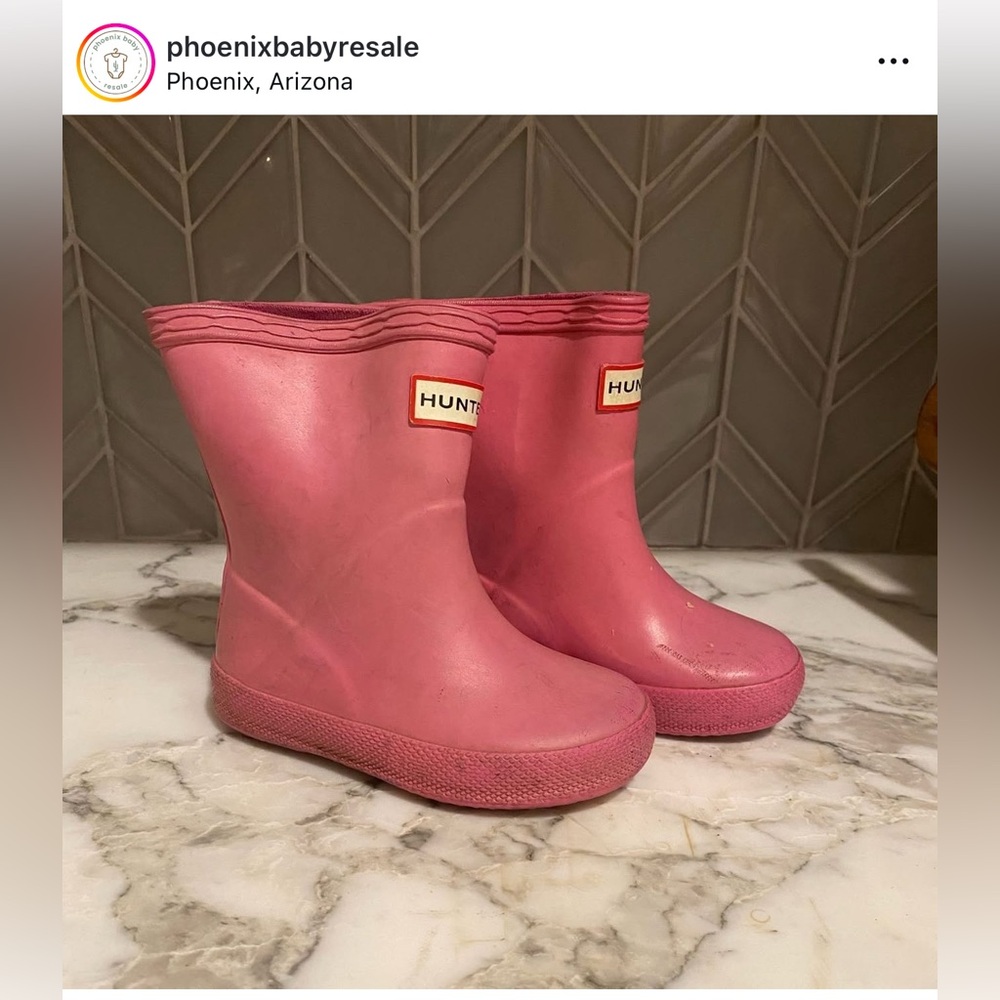 $24 ADD ON toddler hunter boots 5c - Picture 2 of 2